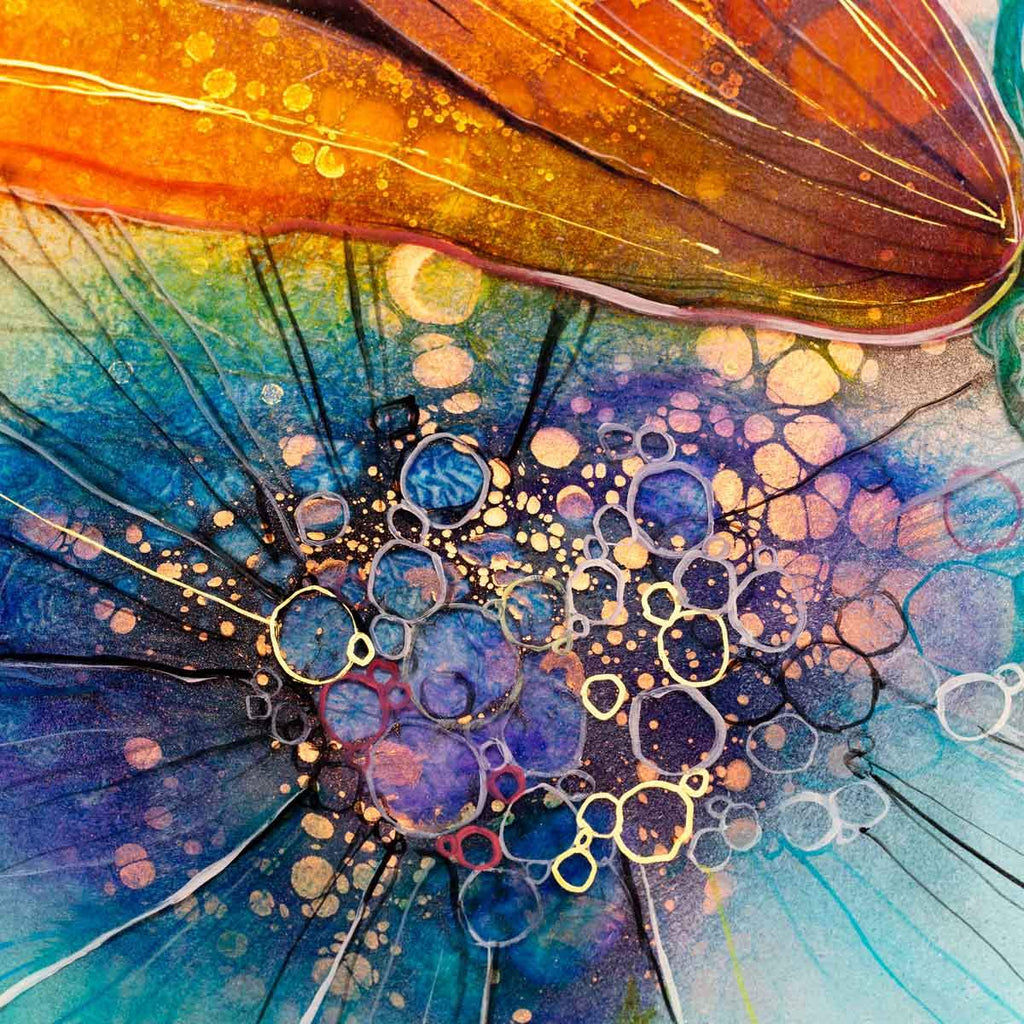 Kaleidoscope - Original by artist Kerry Darlington - Wyecliffe Galleries