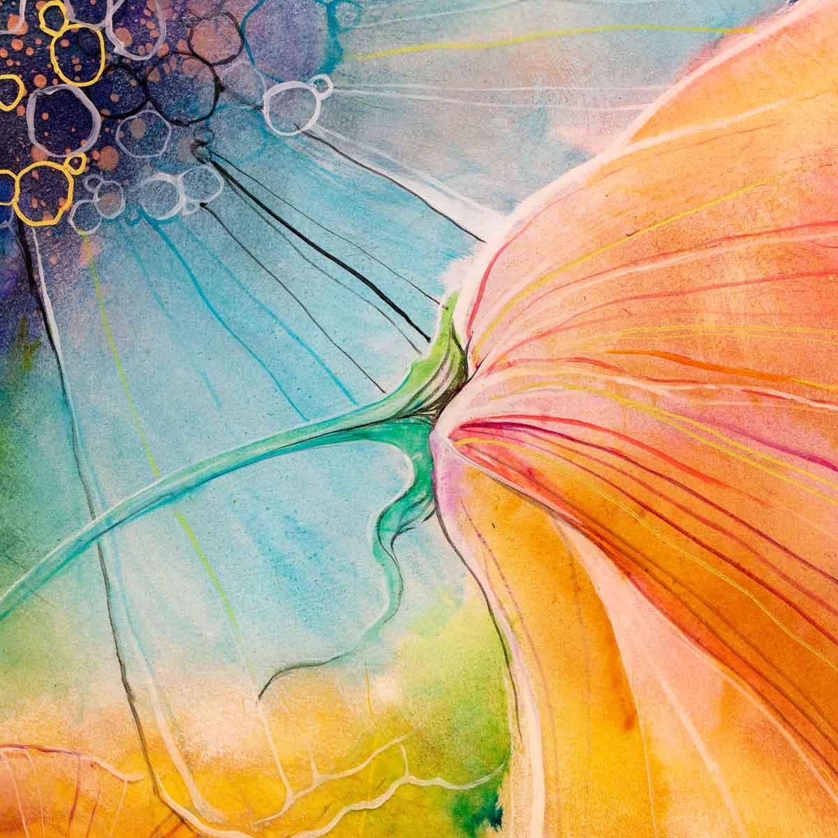 Kaleidoscope - Original by artist Kerry Darlington - Wyecliffe Galleries