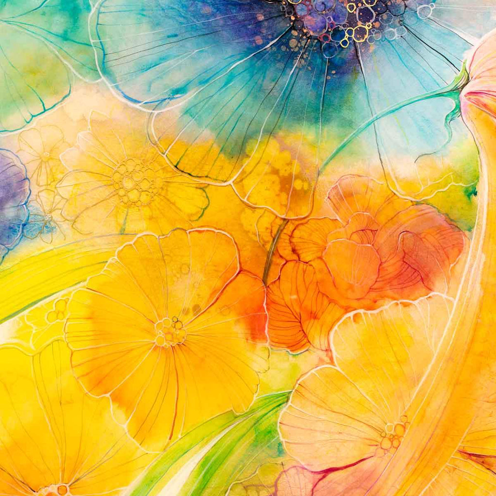 Kaleidoscope - Original by artist Kerry Darlington - Wyecliffe Galleries