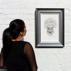 Little Warrior (Peter Pan) Sketch - Original by artist Kerry Darlington - Wyecliffe Galleries