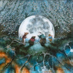 Moongazing In The Willows - Edition by artist Kerry Darlington - Wyecliffe Galleries