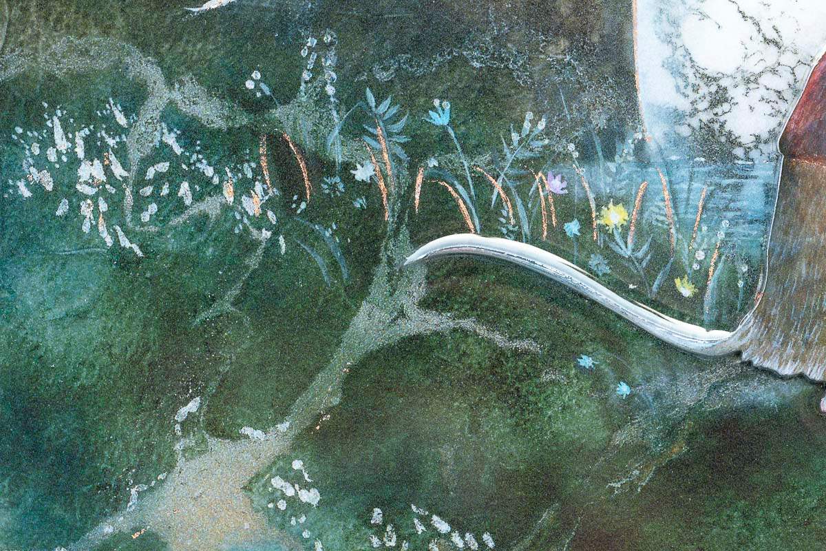 Moongazing In The Willows - Edition by artist Kerry Darlington - Wyecliffe Galleries