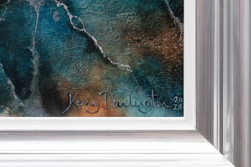 Moongazing In The Willows - Original - SOLD by artist Kerry Darlington - Wyecliffe Galleries