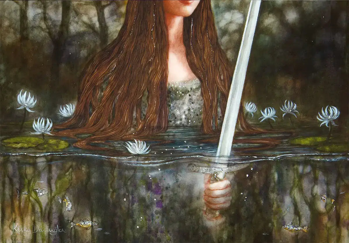 Nimue - Edition by artist Kerry Darlington - Wyecliffe Galleries