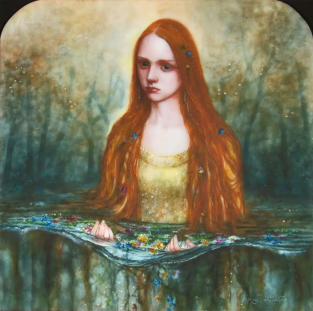 Ophelia - Edition by artist Kerry Darlington - Wyecliffe Galleries