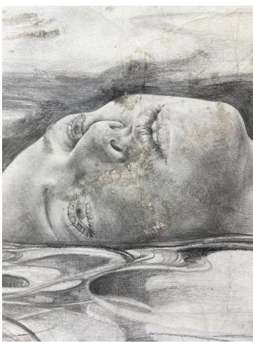 Ophelia - Sketch Kerry Darlington Framed