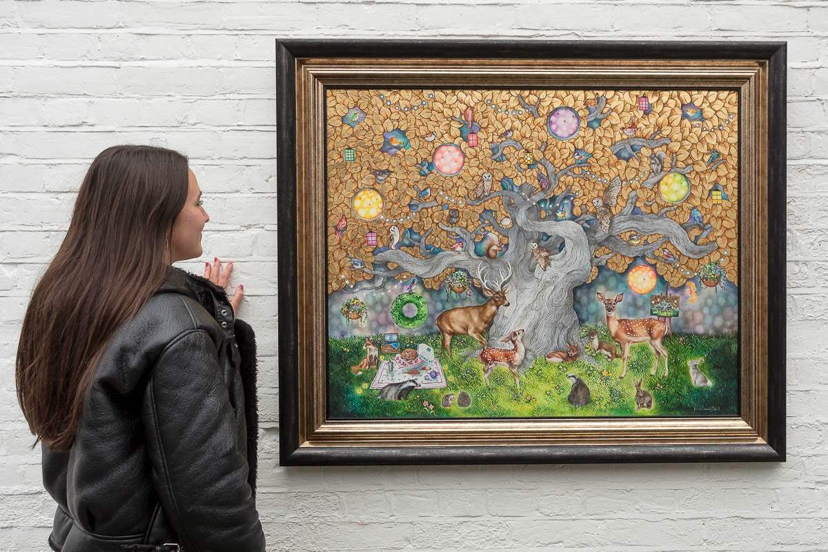 Our Own Little Paradise - Original - SOLD by artist Kerry Darlington - Wyecliffe Galleries