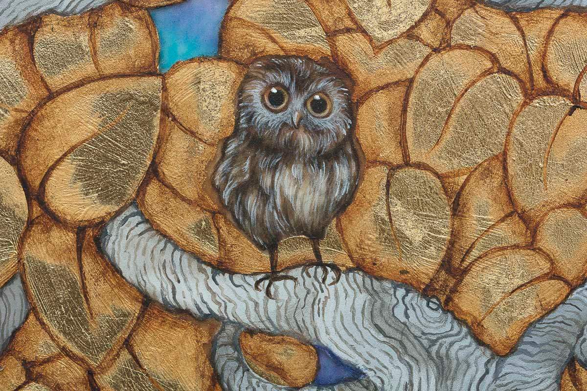 Our Own Little Paradise - Original - SOLD by artist Kerry Darlington - Wyecliffe Galleries