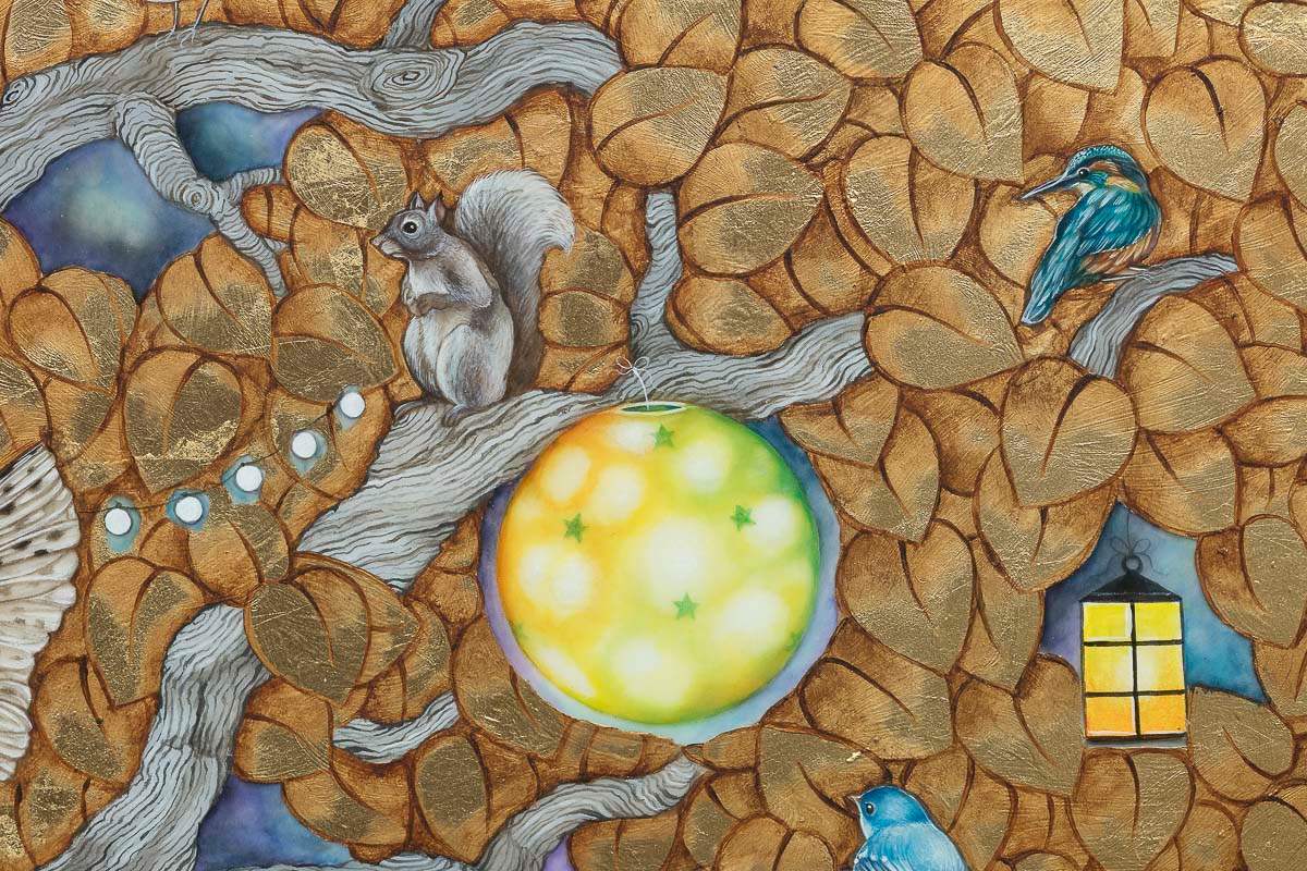 Our Own Little Paradise - Original - SOLD by artist Kerry Darlington - Wyecliffe Galleries