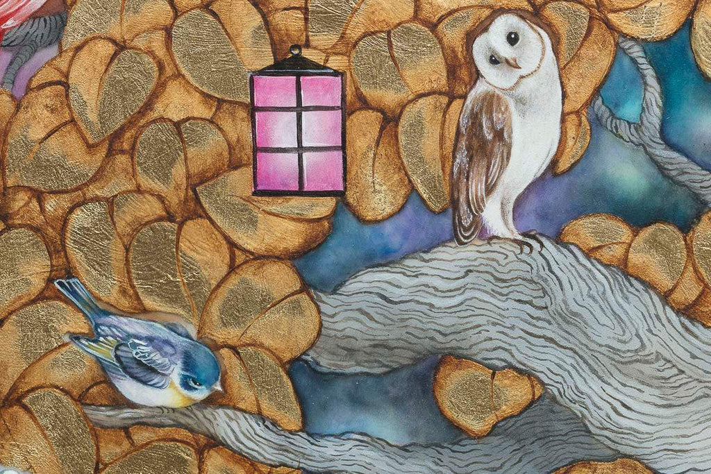 Our Own Little Paradise - Original - SOLD by artist Kerry Darlington - Wyecliffe Galleries