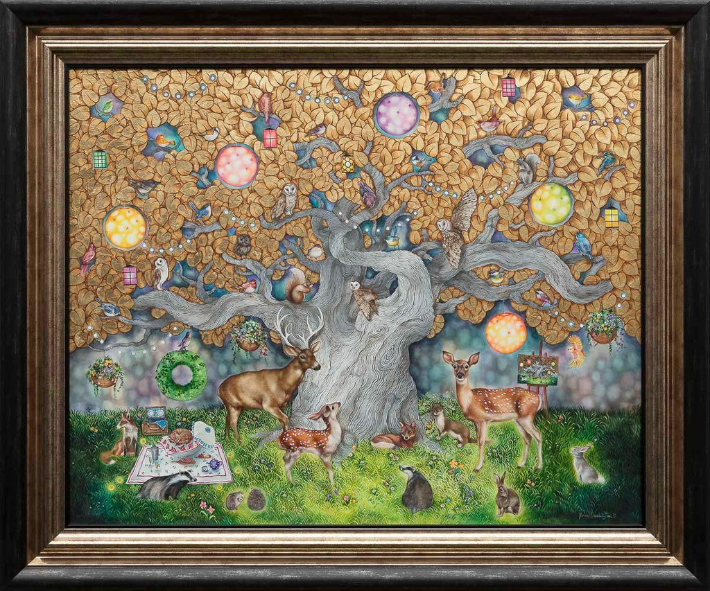 Our Own Little Paradise - Original - SOLD by artist Kerry Darlington - Wyecliffe Galleries