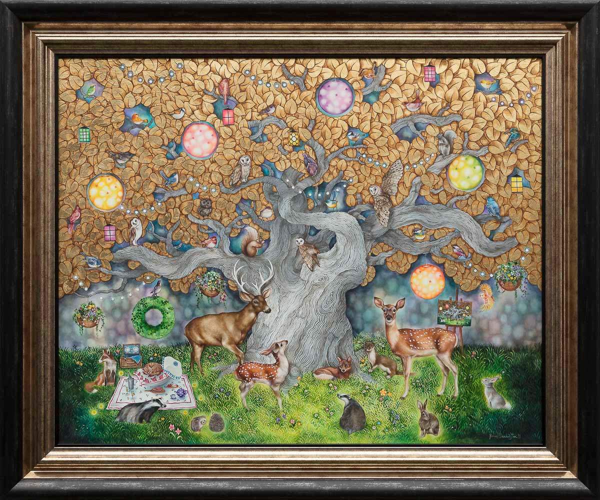 Our Own Little Paradise - Original - SOLD by artist Kerry Darlington - Wyecliffe Galleries