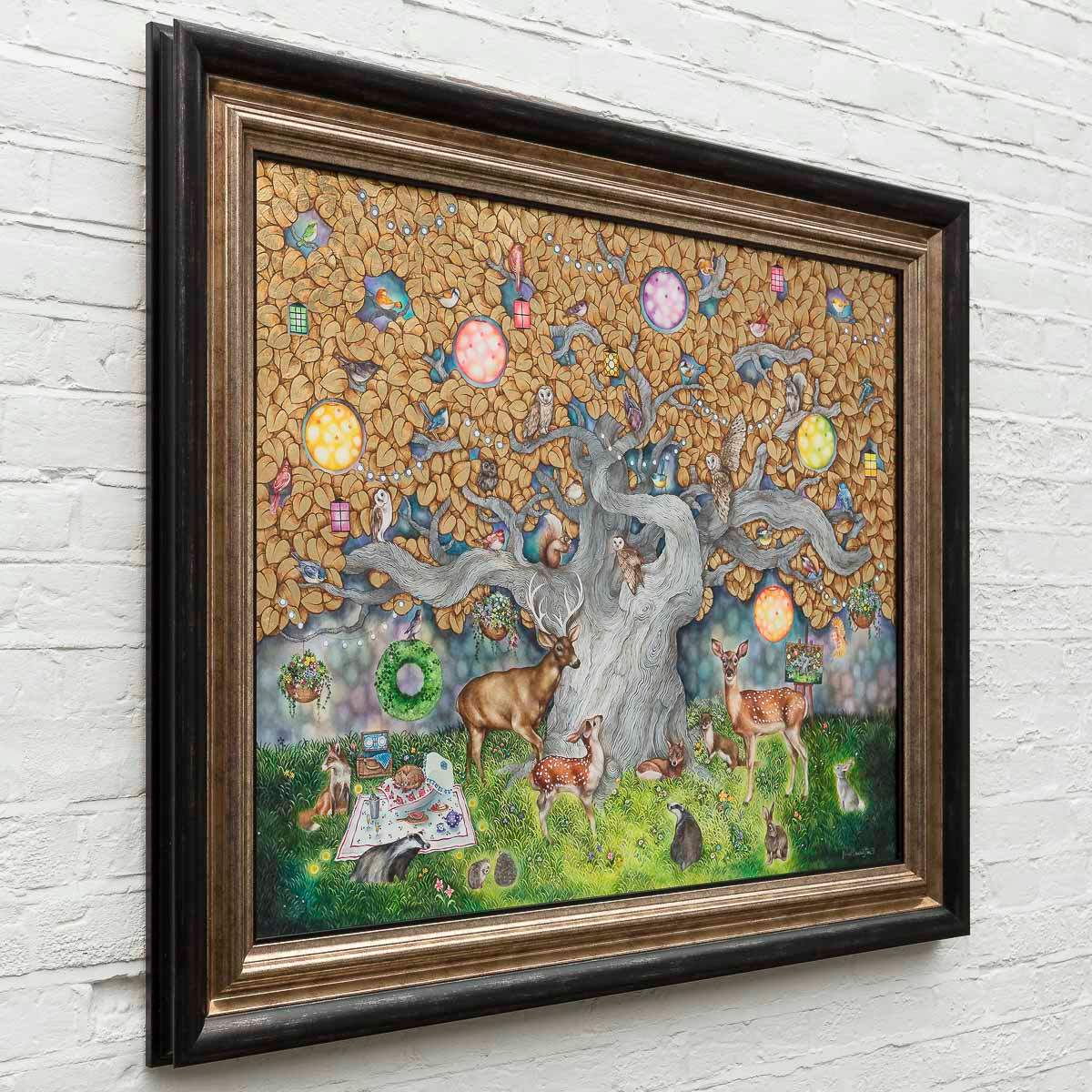 Our Own Little Paradise - Original - SOLD by artist Kerry Darlington - Wyecliffe Galleries