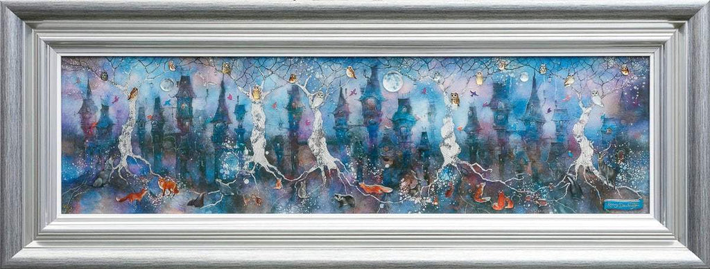 Owlets Hollow - Edition by artist Kerry Darlington - Wyecliffe Galleries