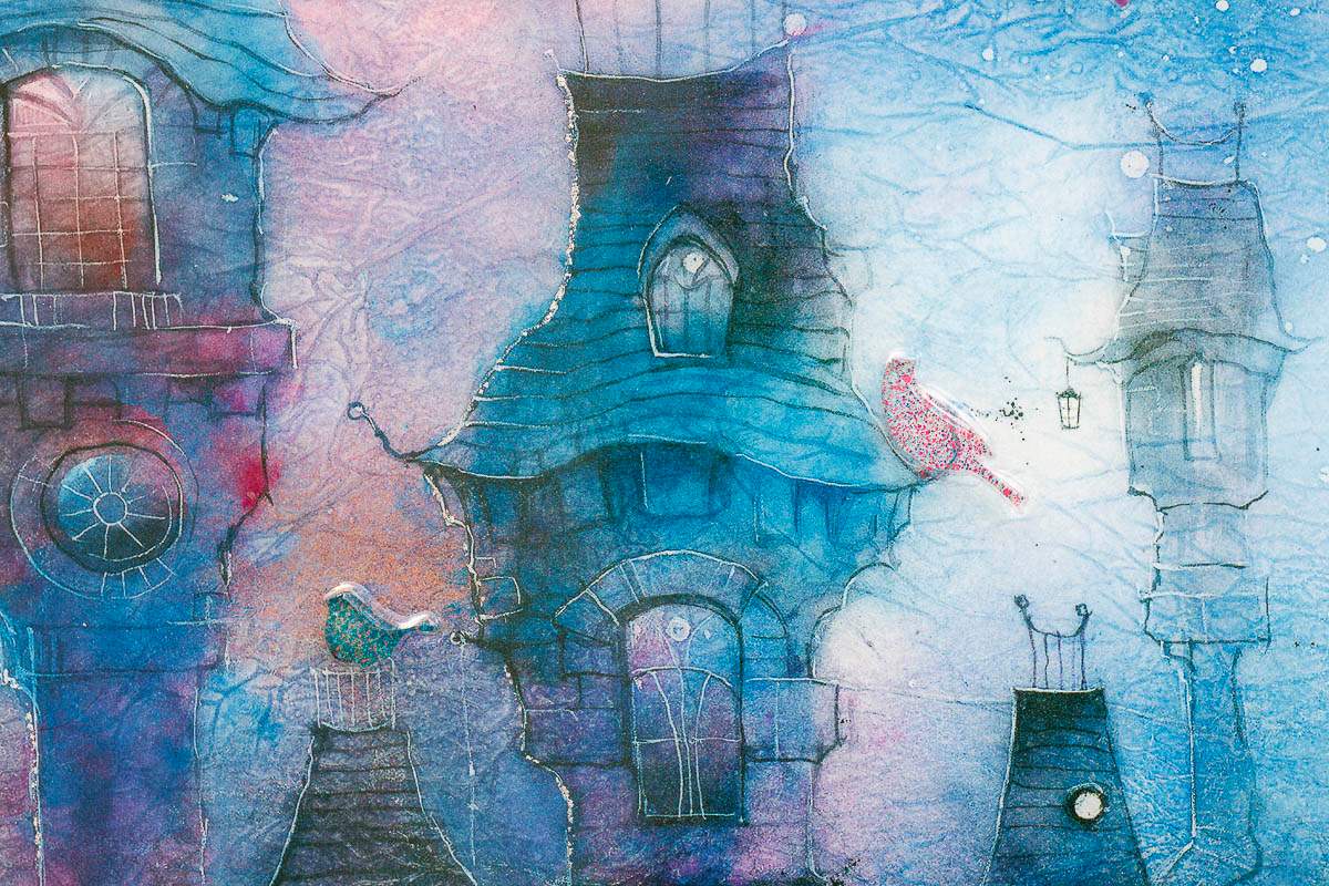 Owlets Hollow - Edition by artist Kerry Darlington - Wyecliffe Galleries