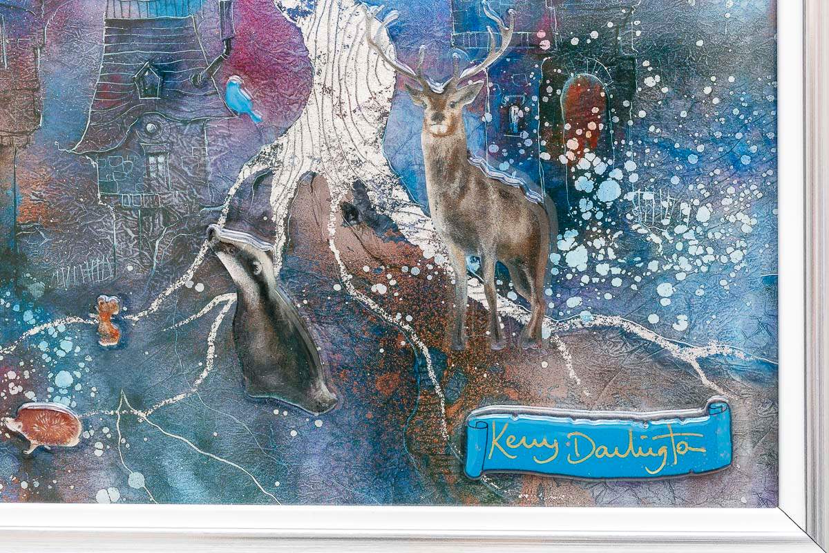 Owlets Hollow - Edition by artist Kerry Darlington - Wyecliffe Galleries