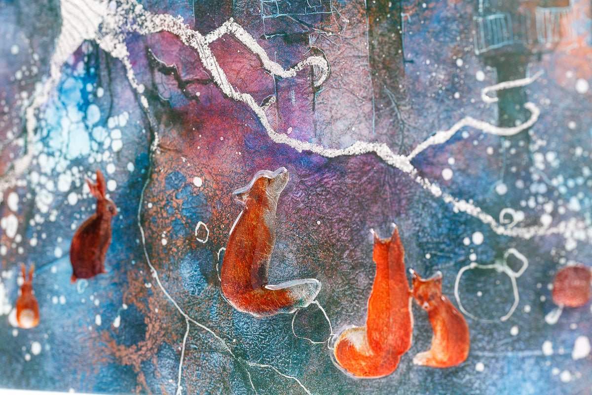 Owlets Hollow - Edition by artist Kerry Darlington - Wyecliffe Galleries