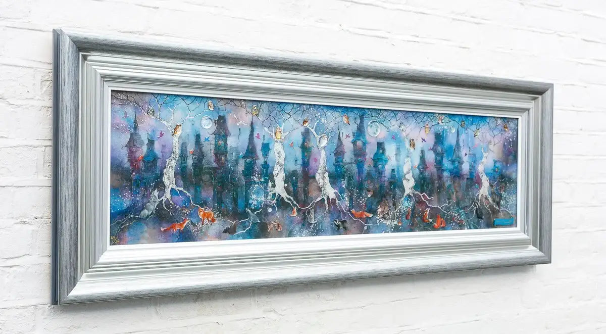 Owlets Hollow - Edition by artist Kerry Darlington - Wyecliffe Galleries