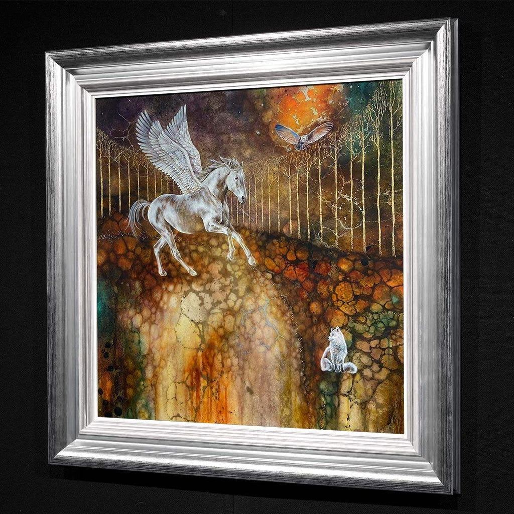 Pegasus - Original - SOLD by artist Kerry Darlington - Wyecliffe Galleries