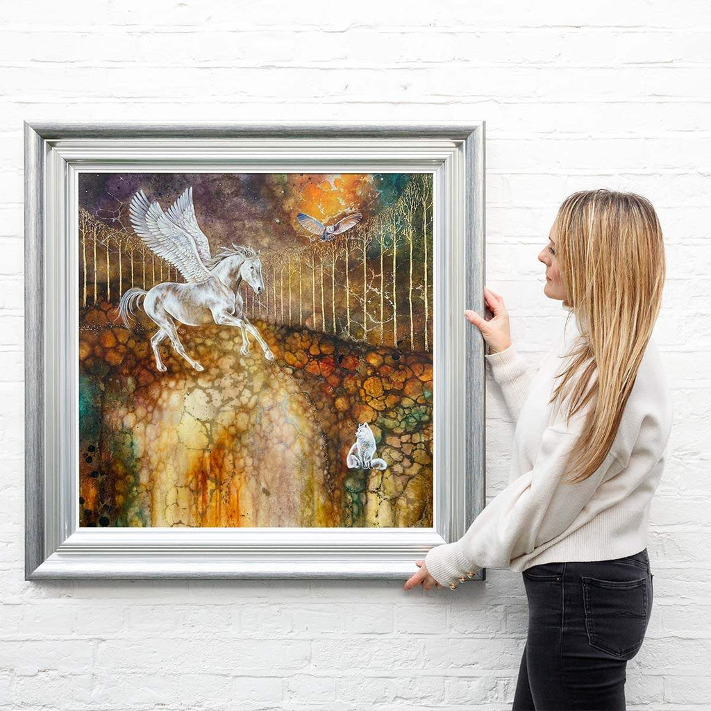 Pegasus - Original - SOLD by artist Kerry Darlington - Wyecliffe Galleries