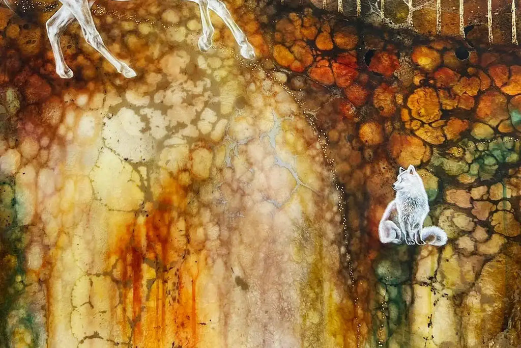 Pegasus - Original - SOLD by artist Kerry Darlington - Wyecliffe Galleries