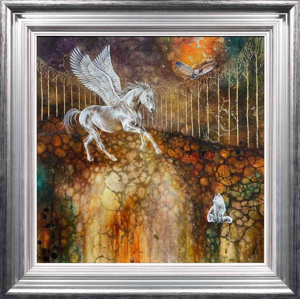 Pegasus - Original - SOLD by artist Kerry Darlington - Wyecliffe Galleries