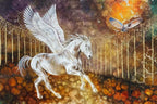 Pegasus - Original - SOLD by artist Kerry Darlington - Wyecliffe Galleries