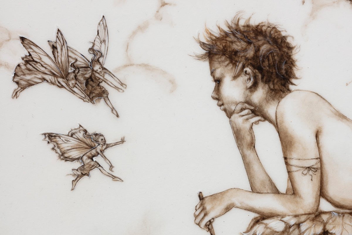 Peter Pan And The Faeries - Original - SOLD Kerry Darlington Original