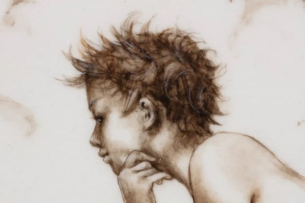 Peter Pan And The Faeries - Original - SOLD by artist Kerry Darlington - Wyecliffe Galleries