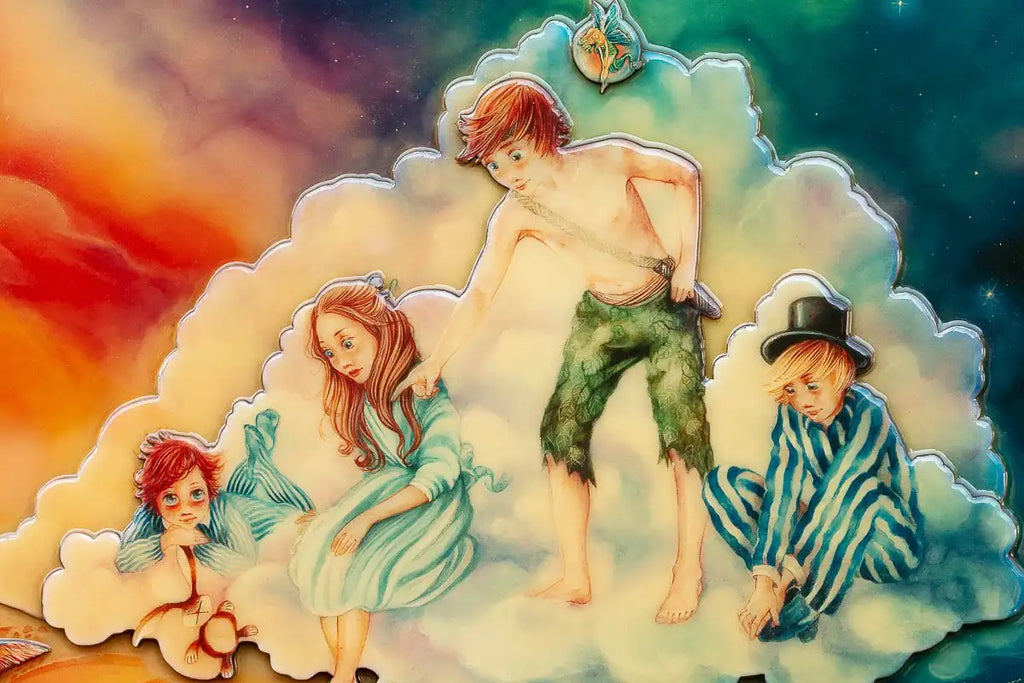 Peter Pan in Neverland - Edition by artist Kerry Darlington - Wyecliffe Galleries