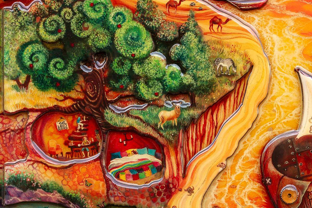 Peter Pan in Neverland - Edition by artist Kerry Darlington - Wyecliffe Galleries