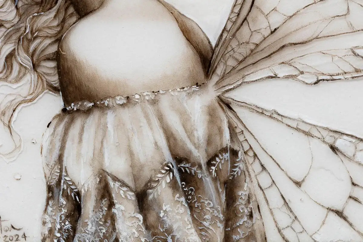 Pixie Dust - Original - SOLD by artist Kerry Darlington - Wyecliffe Galleries