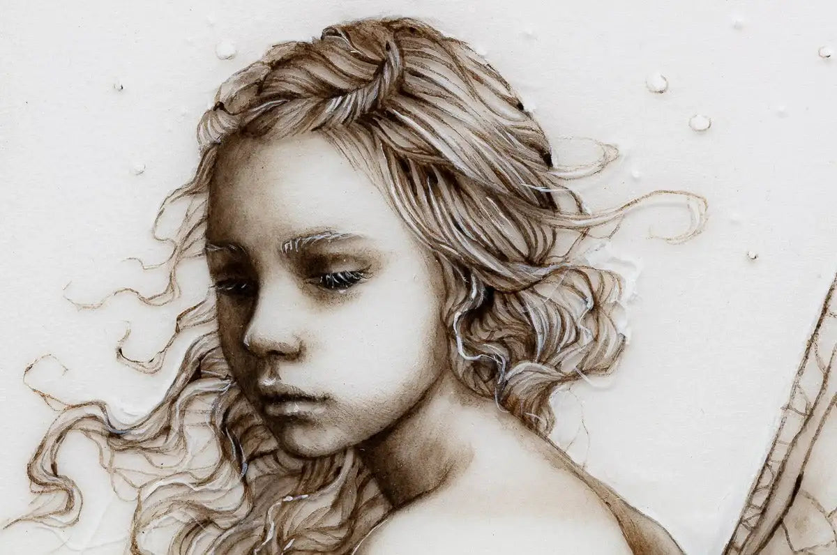 Pixie Dust - Original - SOLD by artist Kerry Darlington - Wyecliffe Galleries