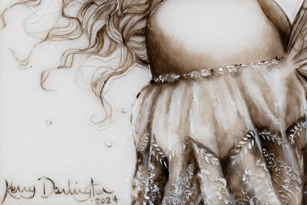 Pixie Dust - Original - SOLD by artist Kerry Darlington - Wyecliffe Galleries