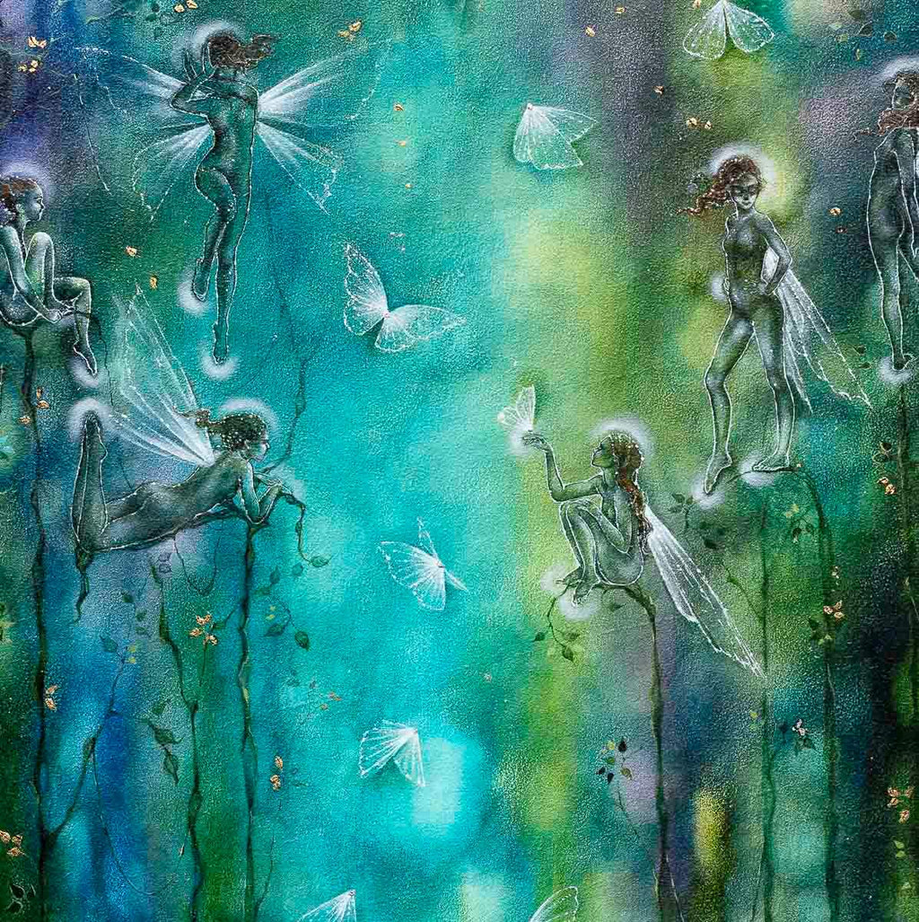 Pixie Glade - Original - SOLD by artist Kerry Darlington - Wyecliffe Galleries