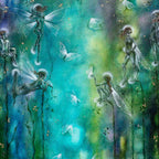 Pixie Glade - Original - SOLD by artist Kerry Darlington - Wyecliffe Galleries