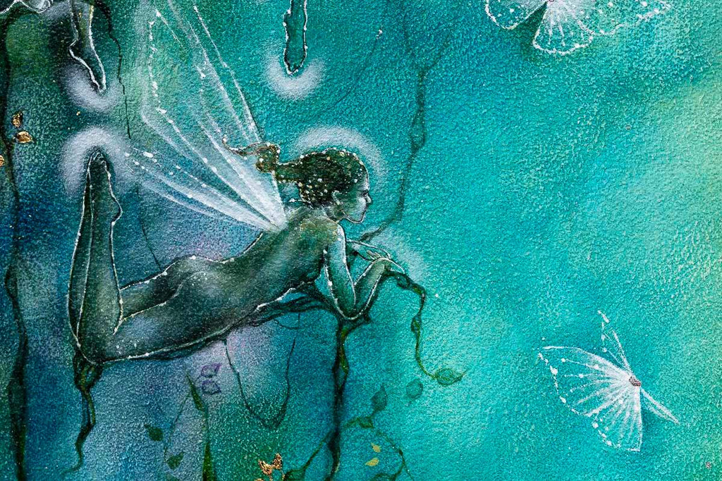 Pixie Glade - Original - SOLD by artist Kerry Darlington - Wyecliffe Galleries