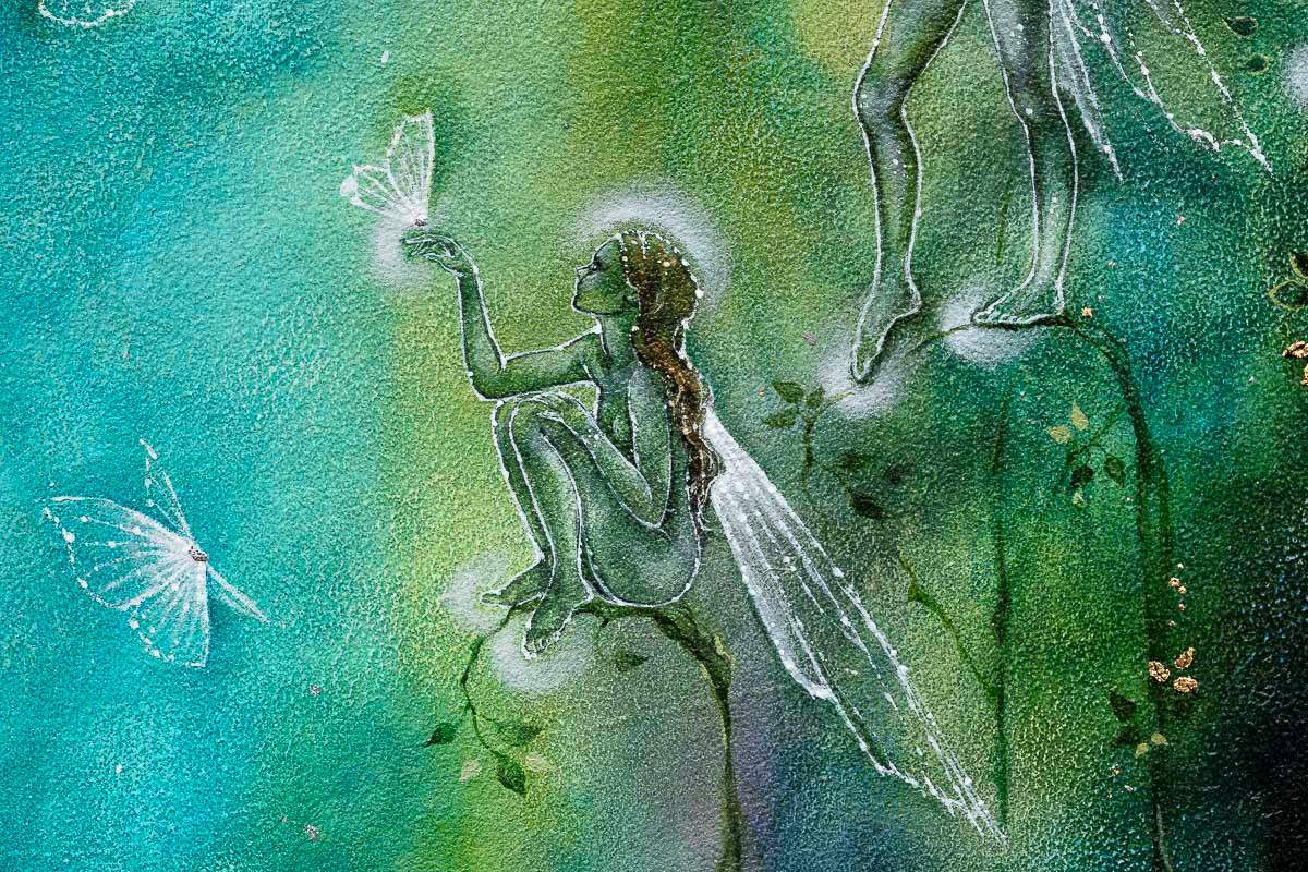 Pixie Glade - Original - SOLD by artist Kerry Darlington - Wyecliffe Galleries