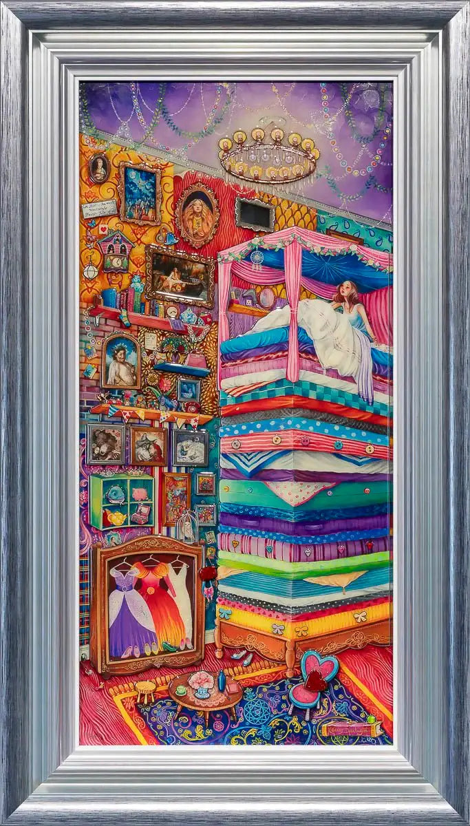Princess and the Pea - Edition by artist Kerry Darlington - Wyecliffe Galleries