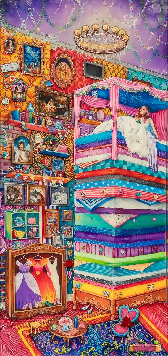 Princess and the Pea - Edition by artist Kerry Darlington - Wyecliffe Galleries