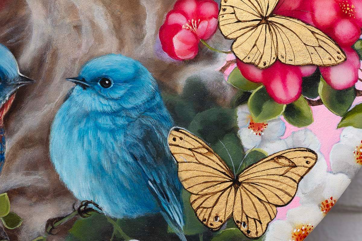 Respiro - Original by artist Kerry Darlington - Wyecliffe Galleries