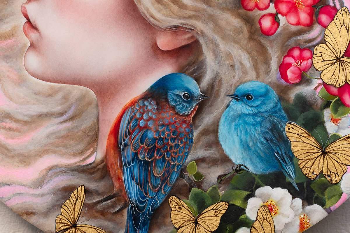 Respiro - Original by artist Kerry Darlington - Wyecliffe Galleries