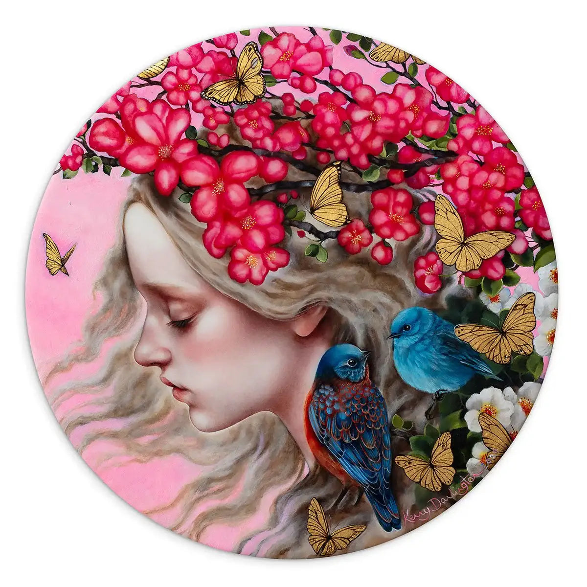 Respiro - Original by artist Kerry Darlington - Wyecliffe Galleries