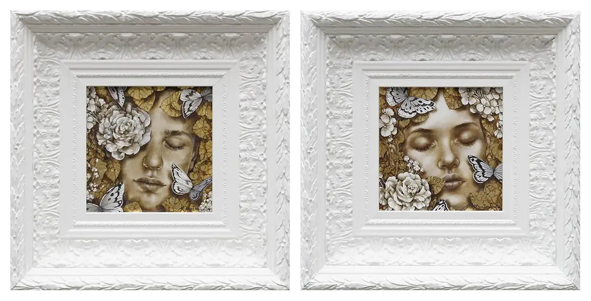 Romeo and Juliet - Original SET - SOLD by artist Kerry Darlington - Wyecliffe Galleries