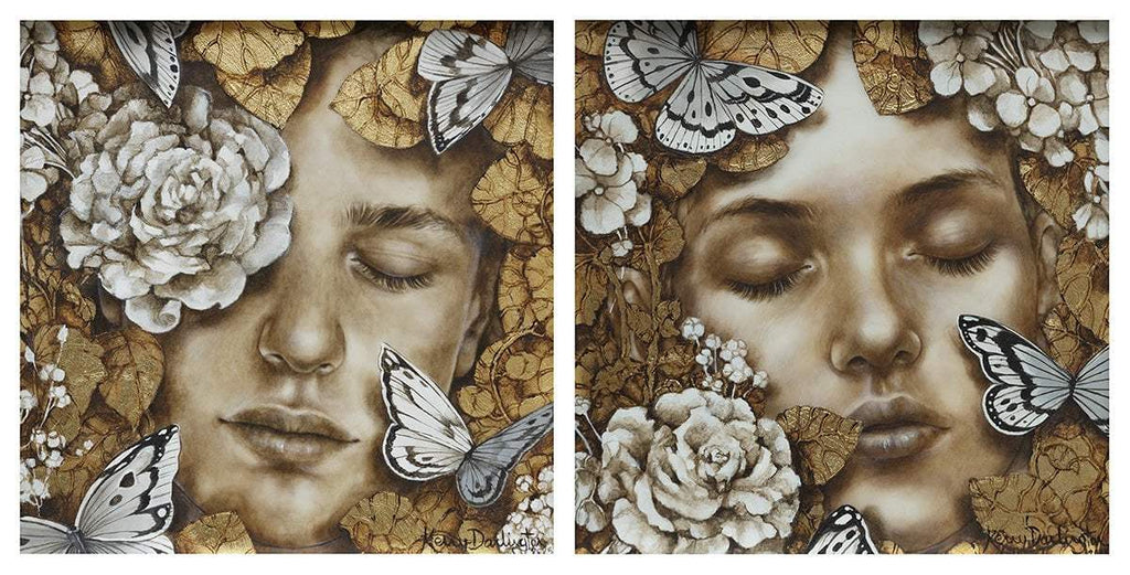 Romeo and Juliet - Original SET - SOLD by artist Kerry Darlington - Wyecliffe Galleries