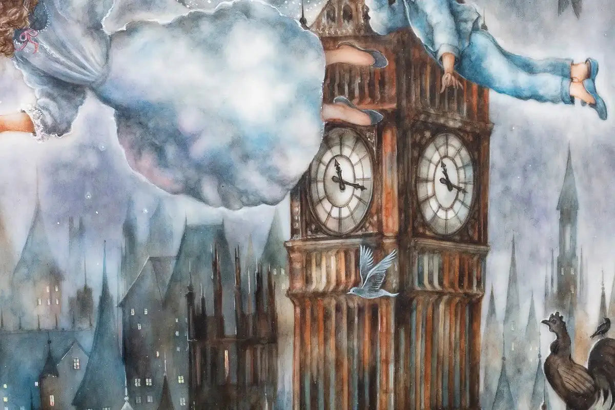 Second Star To The Right, And Straight On 'Til Morning - Original - SOLD by artist Kerry Darlington - Wyecliffe Galleries