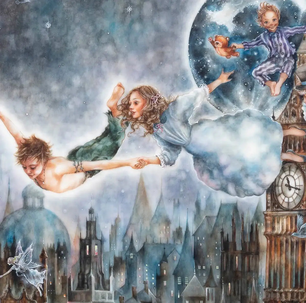 Second Star To The Right, And Straight On 'Til Morning - Original - SOLD by artist Kerry Darlington - Wyecliffe Galleries