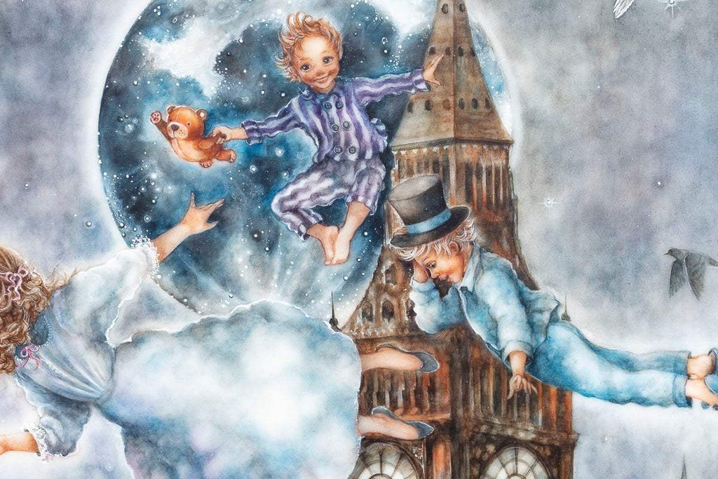 Second Star To The Right, And Straight On 'Til Morning - Original - SOLD by artist Kerry Darlington - Wyecliffe Galleries