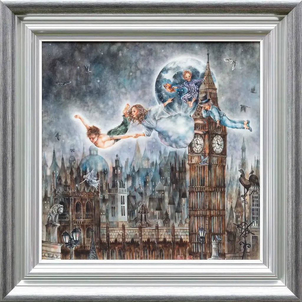 Second Star To The Right, And Straight On 'Til Morning - Original - SOLD by artist Kerry Darlington - Wyecliffe Galleries