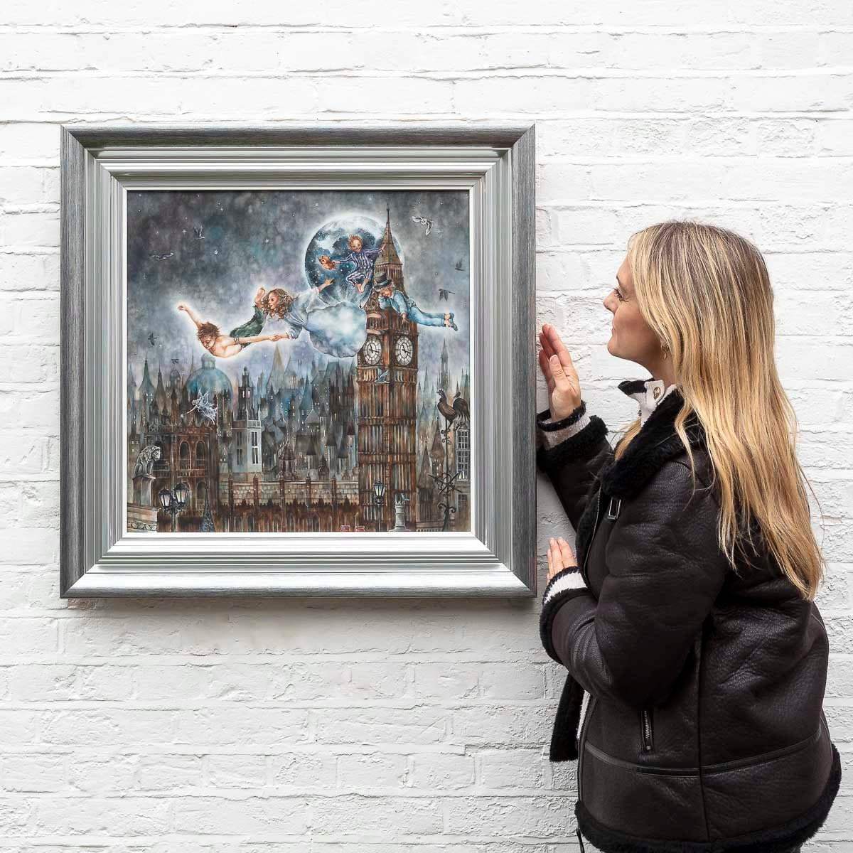 Second Star To The Right, And Straight On 'Til Morning - Original - SOLD by artist Kerry Darlington - Wyecliffe Galleries